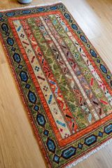 115×82cm ペルシャ絨毯 バラミン産 絨毯 waramin - メルカリ