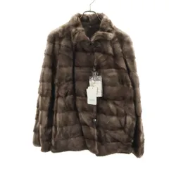 ISHIHAMA ファーコート L ブラウン系 未使用 タグ付き ライナー付き レディース 古着