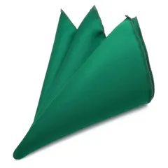 ダークグリーン ポケットチーフ