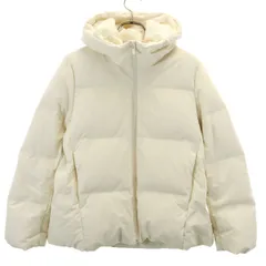 UNIQLO ユニクロ シームレス ダウンジャケット S アイボリー レディース 古着
