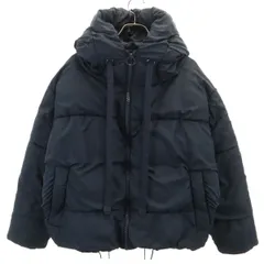 ZARA ザラ 中綿ジャケット M ネイビー レディース 古着