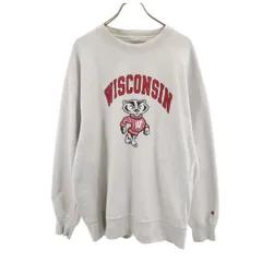 Champion チャンピオン 00s プレミアム 長袖 スウェット XL グレー トレーナー 裏起毛 メンズ 古着