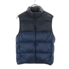 UNIQLO ユニクロ ウルトラライト ダウンベスト M ブルー系 メンズ 古着