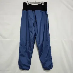 ellesse ブルー ナイロン ISTJ VENDING MACHINE Ver. シャーリング パンツ L 32インチ 0909