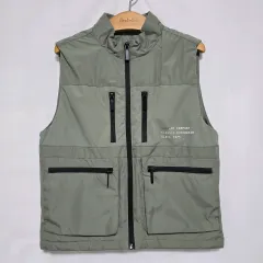 ZARA キッズ カーキ ダウン ベスト キッズ 110-120 1001