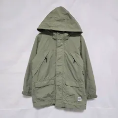 H&M カーキ マウンテンパーカー ジャケット キッズ 100 1017