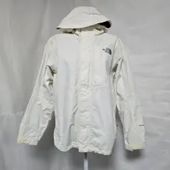 ザノースフェイス ハイベント アイボリー ウィンドブレーカー フード ジャケット M 90-95 1112
