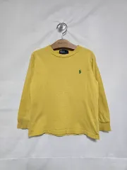 ポロ ラルフローレン イエロー 長袖 Tシャツ キッズ 3-4歳 1202