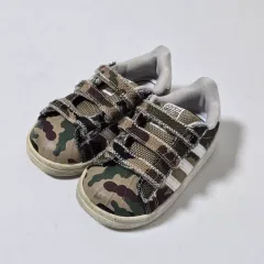 アディダス キッズ SUPERSTAR バックル カモフラージュ スニーカー 130 ㅋ