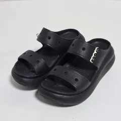 Crocs クラシック クラッシュ サンダル ブラック M5W7 (240) i