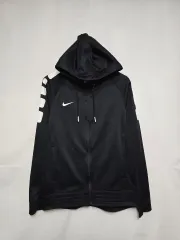 ナイキ ブラック 起毛 WHO ジップアップ ジャケット レディース 90 0115