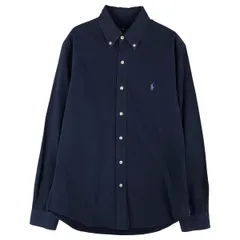 古着 ラルフローレン Ralph Lauren SLIM FIT スリムフィット 長袖 ボタンダウンシャツ メンズM相当/eaa610575
