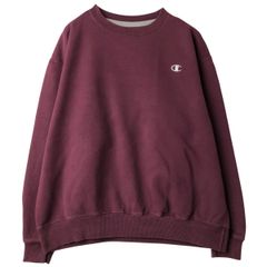 03M798◯ Champion ボルドー 刺繍 スウェット トレーナー 2XL - メルカリ