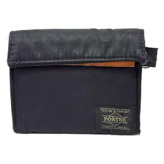 PORTER/吉田(ポーター) 3つ折り財布 タンカー 黒