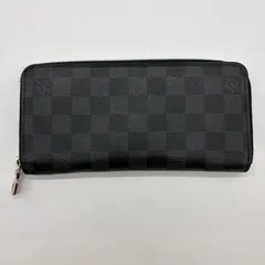 【男性に大人気　超美品】ルイヴィトン ダミエ グラフィット ジッピー オーガナイザー ヴェルティカル 長財布　116-4