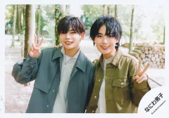 【中古】生写真(STARTO) なにわ男子/大西流星・長尾謙杜/横型・上半身/シングル「I Wish」MV＆ジャケ写オフショット/公式生写真