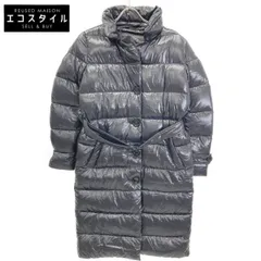 HERNO ヘルノ PI1122D ﾌﾞﾗｯｸ ﾍﾞﾙﾄ付きﾀﾞｳﾝｺｰﾄ 42