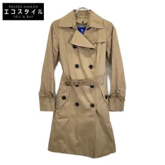 BURBERRY BLUE LABEL バーバリーブルーレーベル E1A07-730-42 ﾍﾞｰｼﾞｭ ﾗｲﾅｰ付き ﾄﾚﾝﾁｺｰﾄ 38