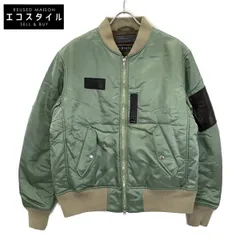 ACANTHUS アカンサス JK2202 ｾｰｼﾞｸﾞﾘｰﾝ ﾘﾓﾝﾀ MA-1ｼﾞｬｹｯﾄ L