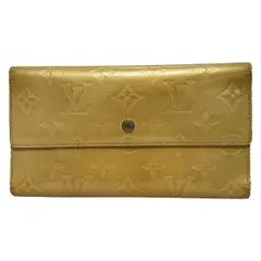 LOUIS VUITTON(ルイヴィトン) 長財布 モノグラムヴェルニ ポルトトレゾールインターナショナル M91163 ソフトベージュ レザー