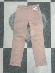 フェンディ ダーシティピンク ズッカ コットン パンツ