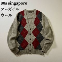 80s USA製 MLB レッズ ニットカーディガン 刺繍ロゴ ヴィンテージ 