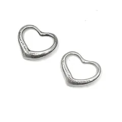 2個セット！　TIFFANY ティファニー　オープンハート　エルサ　ペレッティ　チャーム　ネックレス　トップ　ペンダント　シルバー925