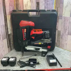 中古品△マックス(MAX) ピン打機 ガスネイラ GS-738C2　 レッド×ブラック マックス（MAX） MAX GS-738C2 ガス式鋲打機ガスネイラ (1台) : 工具