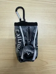 キャロウェイ（Callaway）ゴルフ ボールポーチ 迷彩柄 カラビナ付き