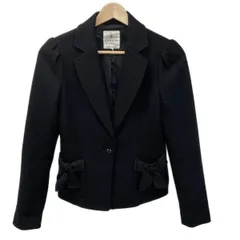 LANVIN en Bleu(ランバンオンブルー) ジャケット サイズ38 M レディース - 黒 長袖/リボン/春/秋のサムネイル