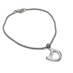 Christian Dior クリスチャン　ディオール　ブレスレット　バングル　ロゴ　チャーム　シルバー
