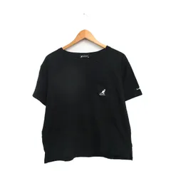 カンゴール KANGOL Tシャツ カットソー 半袖 ロゴ M ブラック 黒 /KT6