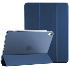 【在庫処分】ProCase iPad Air 11インチ ケース M3 (2025) / M2 (2024) / iPad Air 第5世代 / 第4世代 軽量 スタンド 三つ折り フォリオ保護ケース 半透明バックカバー Apple Pencil 2対応 対応