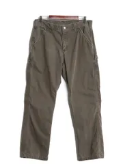 【お得なクーポン配布中!】 US企画 カーハート コットン ツイル ペインター パンツ メンズ 33 30 / ワーク チノ ユーティリティ チノパン ストレート カーキ ブラウン