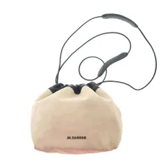 JIL SANDER ジルサンダー DUMPLING BAG ドローストリングバッグ  ベージュ ブラックのサムネイル
