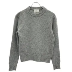 AMI PARIS ami alexandre mattiussi アミパリ アミ アレクサンドル マテュッシ カシミヤニットセーター HKS127.005 グレー XXSのサムネイル