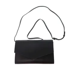 THE ROW ザ ロウ ENVELOPE レザーショルダークロスボディバッグ ブラックのサムネイル