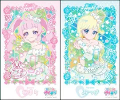 【ひまり＆みつきA】 ひみつのアイプリ ブロマイド風ステッカー