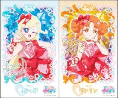 【みつき＆リンリン】 ひみつのアイプリ ブロマイド風ステッカー