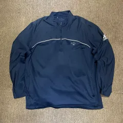 (2XL) アディダス トレーナー ハーフジップ