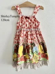 ShirleyTemple　シャーリーテンプル　ワンピース　120cm　女の子用　ノースリーブ　赤ずきんちゃん　フラワー　フリル　かわいい　おしゃれ　お出掛け　送料込み　3407890