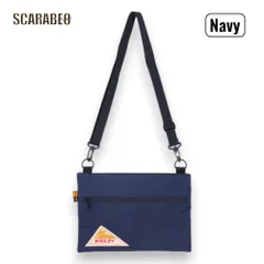 KELTY ケルティ VINTAGE FLAT POUCH SM ヴィンテージ フラットポーチ サコッシュ風 コーデュラナイロン 32592214 Navy