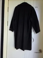 COBALT ウール73 カシミア15 ブレンド ブラック コート