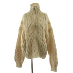 トゥデイフル TODAYFUL ボリュームハンドニット カーディガン ジップアップ F アイボリー 12420516 /AN65