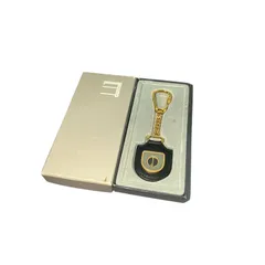 【未使用級】dunhill ダンヒル キーホルダー キーリング ロゴ スペイン製