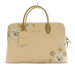 ポール＆ジョー PAUL&JOE ハンドバッグ 花柄 ピンクベージュ /SS ■OS