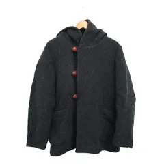 アーバンリサーチ ドアーズ URBAN RESEARCH DOORS フード コート ショート ウール シンプル 38 チャコールグレー /KT31