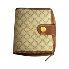 CELINE Macadam pattern bi-fold wallet (with zip pocket)