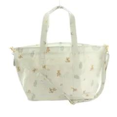 ジェラートピケ gelato pique マザーズバッグ ママバッグ トートバッグ ショルダーバッグ 総柄 白 /MI ■OS