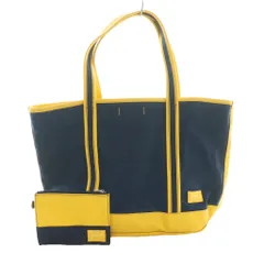 ポーター PORTER ガール Girl 吉田カバン ボーイフレンドトート L バッグ アクセサリーポーチ 黄色 イエロー 紺 ネイビー /SS ■OS